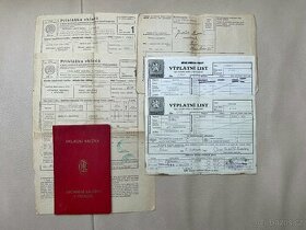 Vkladní knížka Občanské záložny v Přerově