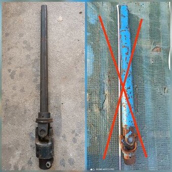 Kardan - náhonová/vývodová hřídel na traktor