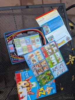 Hra Headbanz junior - tlapková patrola, česky.