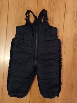 Zimní zateplené kalhoty pro kluka, velikost 74