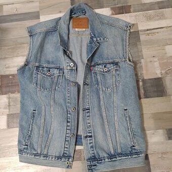 Jeansová vesta Levis vel. L