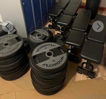 Technogym - uretanové kotouče