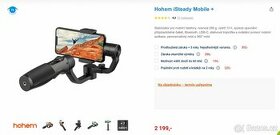 Hohem iSteady Mobile + stabilizátor gimbal