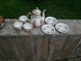 starý růžový porcelán, bulharská keramika