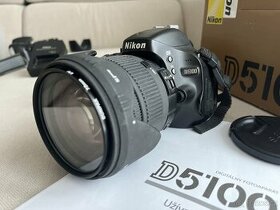 Nikon D5100 Sigma 16-50 f 2,8 macro doprava zdarma