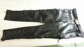 Prodám zánovní motorkářské kalhoty (Leather-Biker-Jeans) - 1