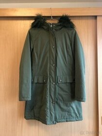 Zimní dámská bunda/parka zelená BENETTON - 1