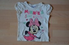 Dětské dívčí triko krátký rukáv - Minnie Mouse - 1