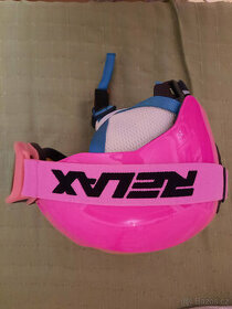 Dívčí lyžařská helma a brýle