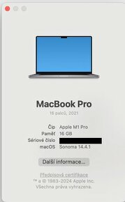 Macbook M1 Pro 16"
