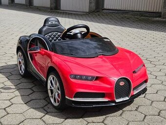 Dětské elektrické auto Bugatti Chiron - červené