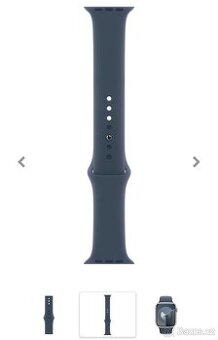 Nový modrý orig. Apple řemínek k Apple Watch S/M 44/45/49mm