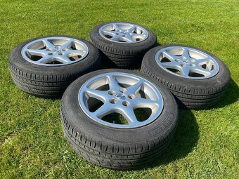 Alu kola Fabia 5x100, r 15, LETNÍ GUMY