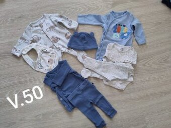 Set oblečení na miminko vel. 50 - 1