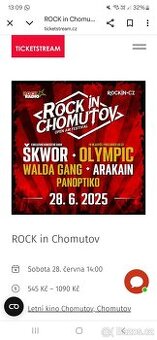 Lístky na Rock in Chomutov