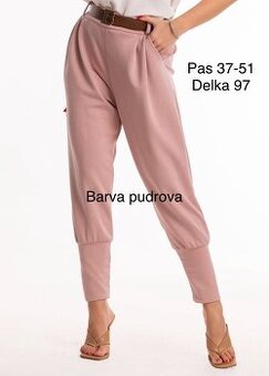 Volnočasové kalhoty s páskem