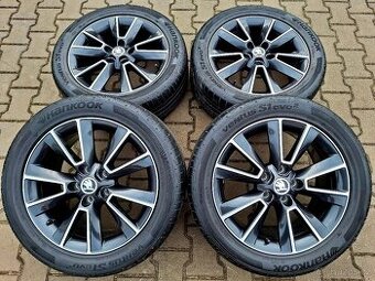 Disky originál Škoda Yeti, Octavia Scout 5x112 R17 Materhorn
