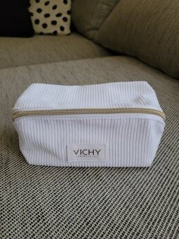 Nová bílá kosmetická taštička zn. Vichy
