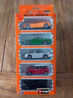 Bburago 5 METAL MODELS Street Cars 1:43 3+