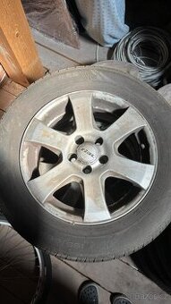 Alu kola 5x100 r15 + pneu letní 195/65 R15