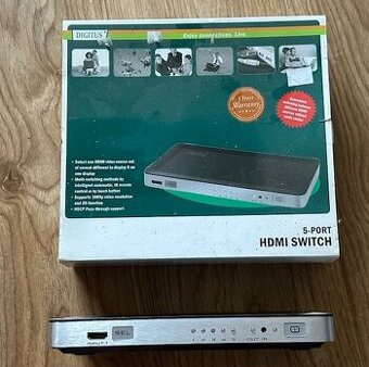 Digitus switch pro 5x HDMI monitory SLEVA 60%