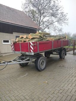 Prodám vlek za traktor 5t s novou STK