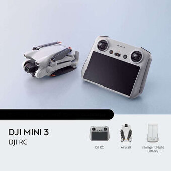 Nový dron DJI Mini 3 (DJI RC) (EU) - dotykové ovládání