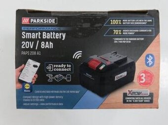 Parkiside 8Ah smart baterie, akumulátor