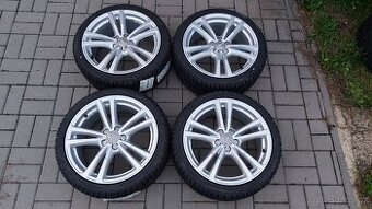 ALU zimní 17", AUDI, rozteč 5x100mm, pneu 215/40/17, NOVÉ