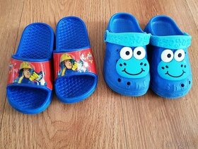 Modré nazouváky Coqui a Fireman Sam vel 24/25