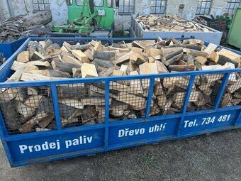 Palivové dřevo AKCE  listnaté 1399kč