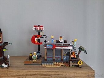 Lego hidden side útok na stánek s krevetami