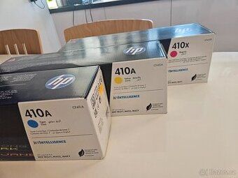 Originál tonery HP, CF412A, CF413X, CF411A