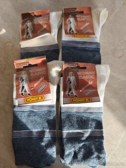 Bavlněné dámské ponožky vel.25-26