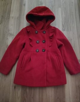 Dívčí  zimní kabátek vel. 134