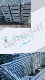 Prodám lešení typ Baumann, kompletní sestava 217m2