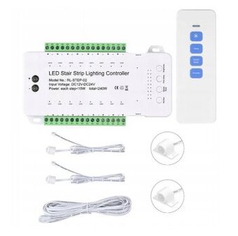 Schodišťový ovladač 16 kanálů  2x Pohybový detektor