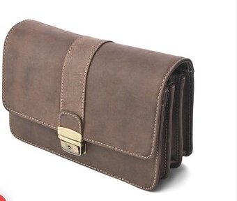 Pánská kožená ETUE hnědá