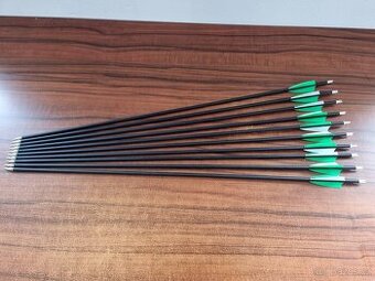 Prodám nové karbonové šípy do luku - 10ks (30Inch),Spine:500