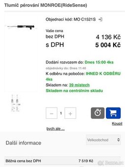 2x Tlumič pérování MONROE(RideSense)