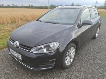 VW Golf 7 1.6TDI kombi, 77kW, 4/2016, servisní knížka