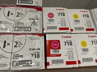 Originální tonery CANON 718 všechny barvy