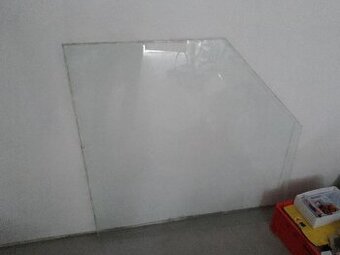 Sklo kalené pod kamna - rohové 110 x110cm x 6mm