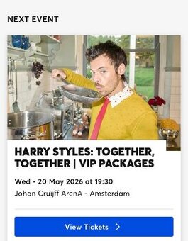 Harry Styles: Together, Together tour - VIP package