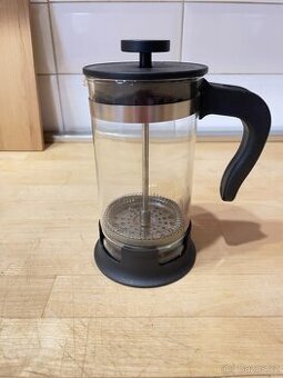 UPPHETTA Konvice na čaj/kávu, sklo/nerezavějící ocel, 1 l