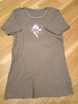 Dívčí hnědé tričko