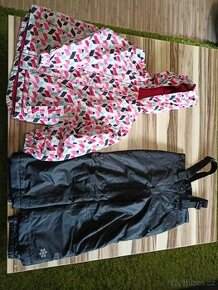 Zimní bunda lupilu 110/116a lyžařské kalhoty lupilu 110/116