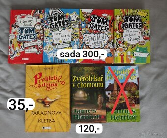 Knihy různého druhu