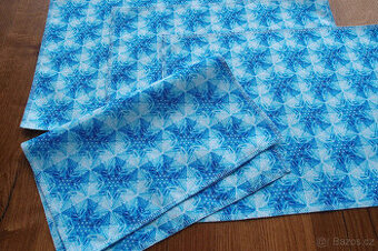 NOVÉ nepromokavé prostírání zimní motiv vločky