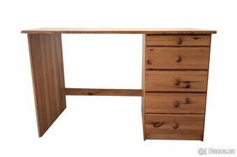 Dřevěný psací stůl